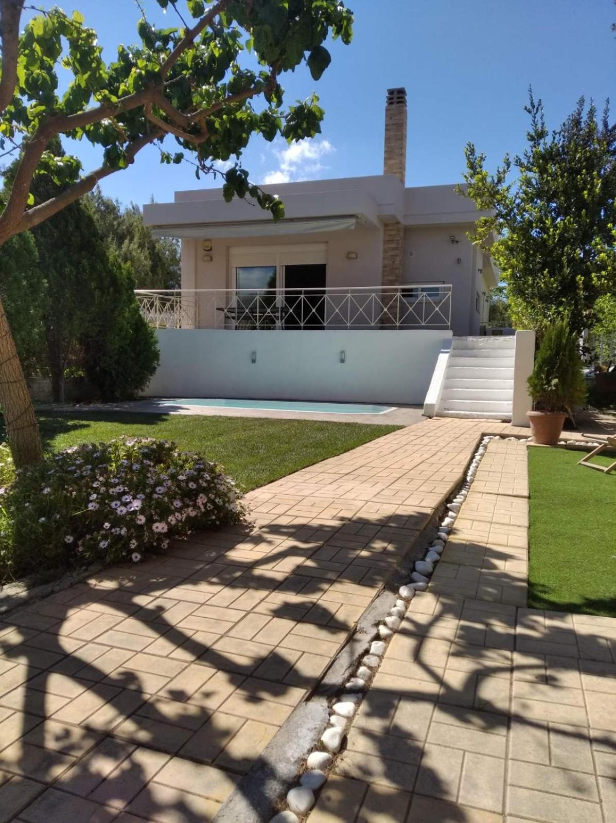 Cozy Villa Vita Lagonisi Kalívia Thorikú Kültér fotó