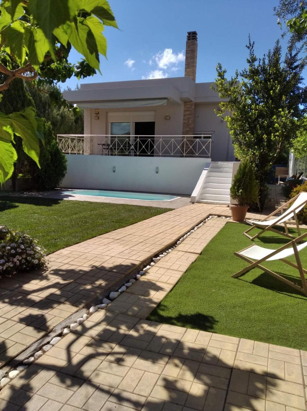 Cozy Villa Vita Lagonisi Kalívia Thorikú Kültér fotó